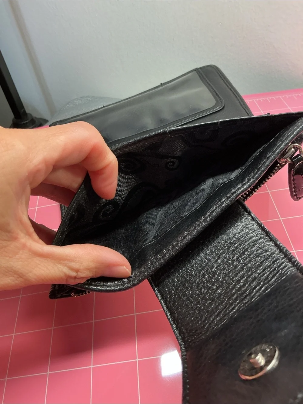 Brighton black leather wallet